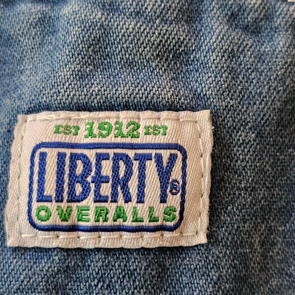 Denim Bib Jeans Overalls Carpenter LIBERTY Cotton Mens Dungaree Farmer 33 X 30 - Picture 6 of 16